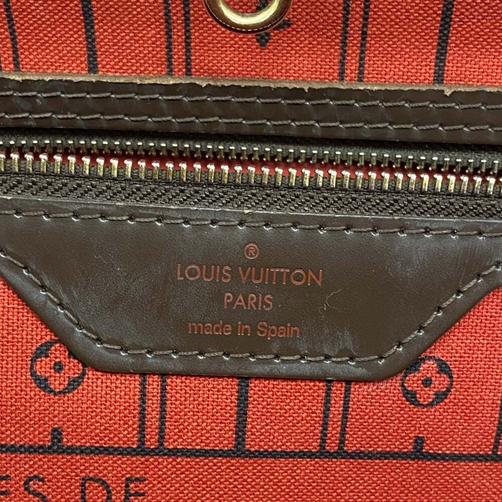 LOUIS VUITTON Authentic Brown Damier Neverfull MM Tote Bag - Picture 5 of 15